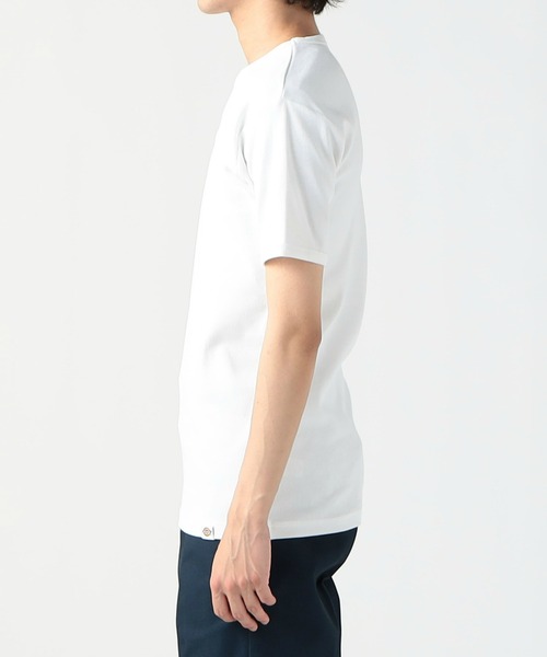Dickies(ディッキーズ)の「リブクルーネックTシャツ 半袖(Tシャツ/カットソー・メンズ・グレー/ブラック/ホワイト/ネイビー・MEDIUM/LARGE/X-LARGE)」の11枚目の写真