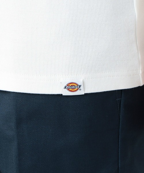 Dickies(ディッキーズ)の「リブクルーネックTシャツ 半袖(Tシャツ/カットソー・メンズ・グレー/ブラック/ホワイト/ネイビー・MEDIUM/LARGE/X-LARGE)」の13枚目の写真