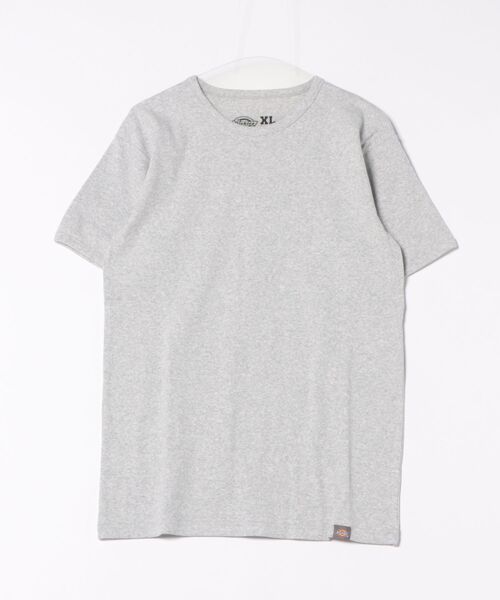 Dickies(ディッキーズ)の「リブクルーネックTシャツ 半袖(Tシャツ/カットソー・メンズ・グレー/ブラック/ホワイト/ネイビー・MEDIUM/LARGE/X-LARGE)」の8枚目の写真