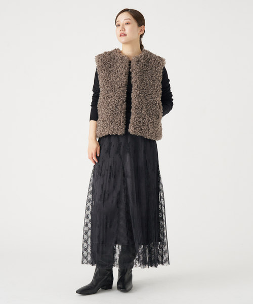 【新品タグ付き】IENAレース トリミングスカート 追加》トリミングレーススカート（スカート）｜IENA（イエナ）の