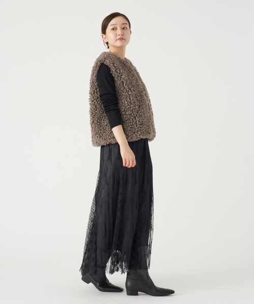 追加》トリミングレーススカート（スカート）｜IENA（イエナ）の