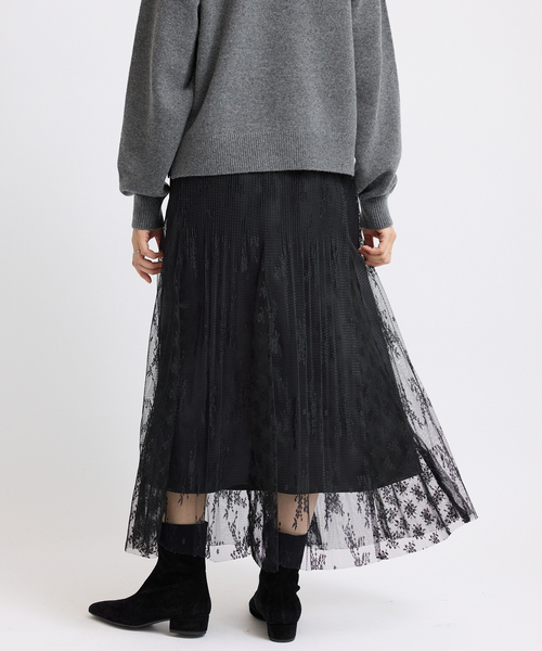 追加》トリミングレーススカート(スカート)|IENA(イエナ)の 追加》トリミングレーススカート(スカート)|IENA(イエナ)の