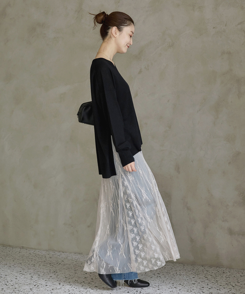 セール】《追加》トリミングレーススカート（スカート）｜IENA（イエナ