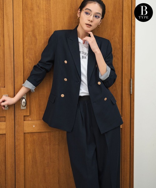 セール】【パンツタイプが選べる】テーラードジャケット