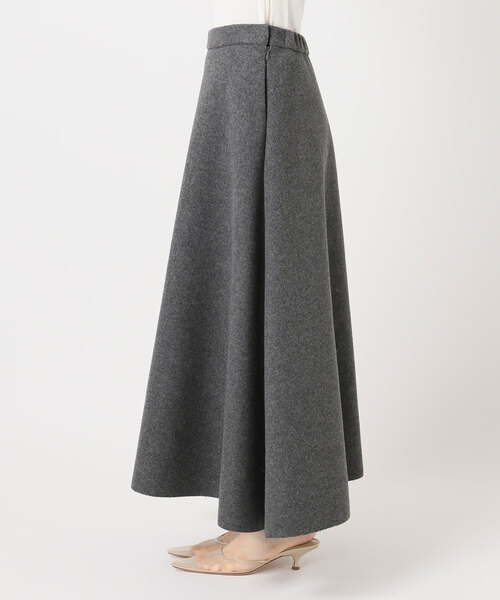 plage（プラージュ）の「メルトンフレア スカート（スカート・レディース・アイボリー/チャコールグレー・38/36/34）」の7枚目の写真