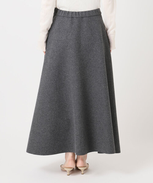 plage（プラージュ）の「メルトンフレア スカート（スカート・レディース・アイボリー/チャコールグレー・38/36/34）」の8枚目の写真