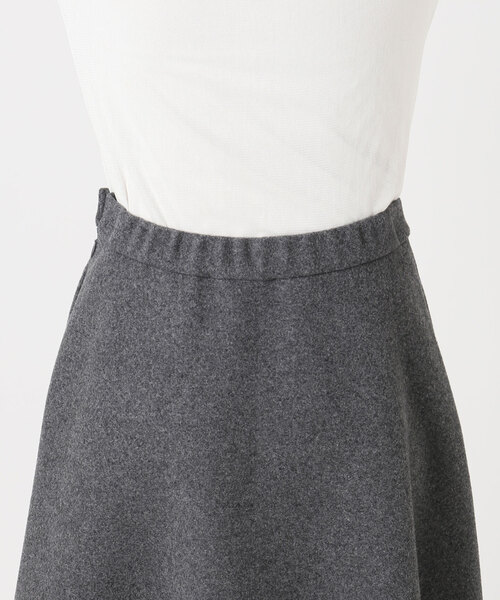plage（プラージュ）の「メルトンフレア スカート（スカート・レディース・アイボリー/チャコールグレー・38/36/34）」の10枚目の写真