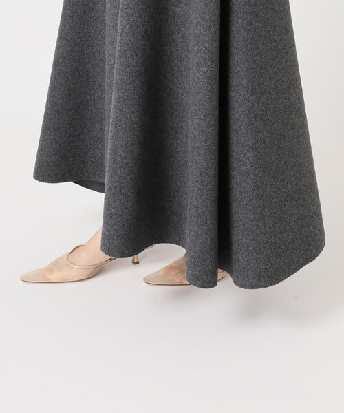 plage（プラージュ）の「メルトンフレア スカート（スカート・レディース・アイボリー/チャコールグレー・38/36/34）」の13枚目の写真