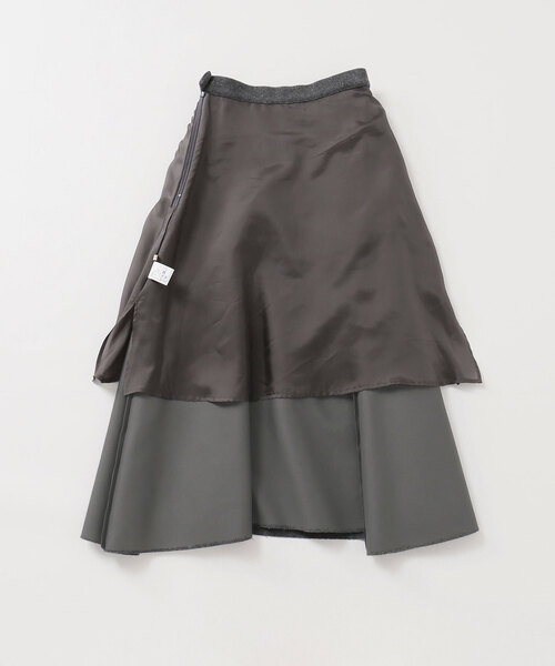 plage（プラージュ）の「メルトンフレア スカート（スカート・レディース・アイボリー/チャコールグレー・38/36/34）」の15枚目の写真
