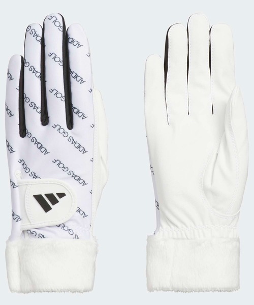 adidas(アディダス)の「ウィメンズ ウォーム グローブ ペア【adidas Golf/アディダスゴルフ】(手袋・レディース・ホワイト/ブラック・LARGE/MEDIUM/SMALL)」の2枚目の写真