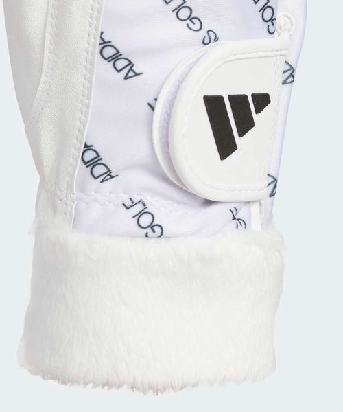 adidas(アディダス)の「ウィメンズ ウォーム グローブ ペア【adidas Golf/アディダスゴルフ】(手袋・レディース・ホワイト/ブラック・LARGE/MEDIUM/SMALL)」の3枚目の写真