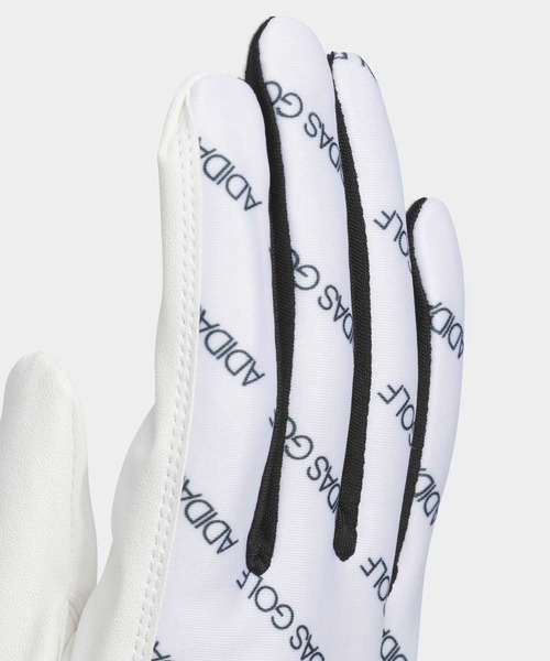 adidas(アディダス)の「ウィメンズ ウォーム グローブ ペア【adidas Golf/アディダスゴルフ】(手袋・レディース・ホワイト/ブラック・LARGE/MEDIUM/SMALL)」の4枚目の写真