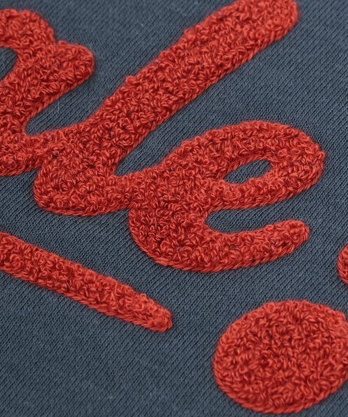 チチカカ（チチカカ）の「Orale! ラッフルスリーブロゴ刺繍プルオーバー（スウェット・レディース・チャコールグレー/ライトグレー/ネイビー・FREE）」の18枚目の写真