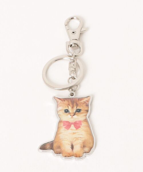 PAUL & JOE ACCESSOIRES（ポールアンドジョーアクセソワ）の「【PAUL & JOE ACCESSOIRES /ポール アンド ジョー アクセソワ 】 CASUAL・PLATE METAL チャーム付きランチトート（トートバッグ・レディース・ブラック・FREE）」の4枚目の写真