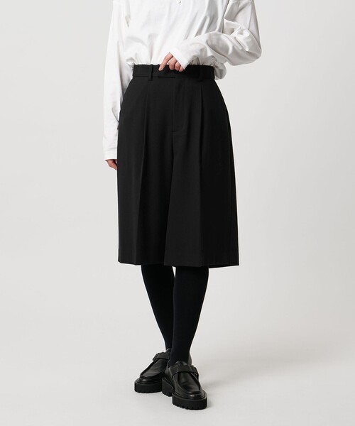 MARW UNITED ARROWS(マルゥ ユナイテッドアローズ)の「<MARW UNITED ARROWS>タック ショート パンツ(その他パンツ・レディース・ベージュ/ブラック・36/38)」の20枚目の写真