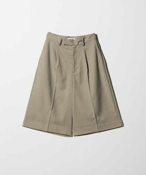 MARW UNITED ARROWS(マルゥ ユナイテッドアローズ)の「<MARW UNITED ARROWS>タック ショート パンツ(その他パンツ・レディース・ベージュ/ブラック・36/38)」の3枚目の写真