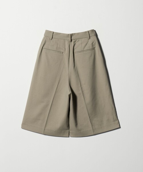 MARW UNITED ARROWS(マルゥ ユナイテッドアローズ)の「<MARW UNITED ARROWS>タック ショート パンツ(その他パンツ・レディース・ベージュ/ブラック・36/38)」の4枚目の写真