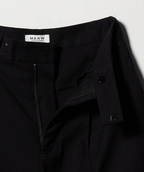 MARW UNITED ARROWS(マルゥ ユナイテッドアローズ)の「<MARW UNITED ARROWS>タック ショート パンツ(その他パンツ・レディース・ベージュ/ブラック・36/38)」の14枚目の写真
