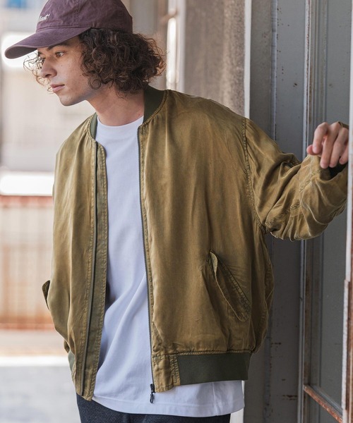 mj11106- フェード加工MA-1ジャケット(25155CM)（MA-1）｜CAMBIO