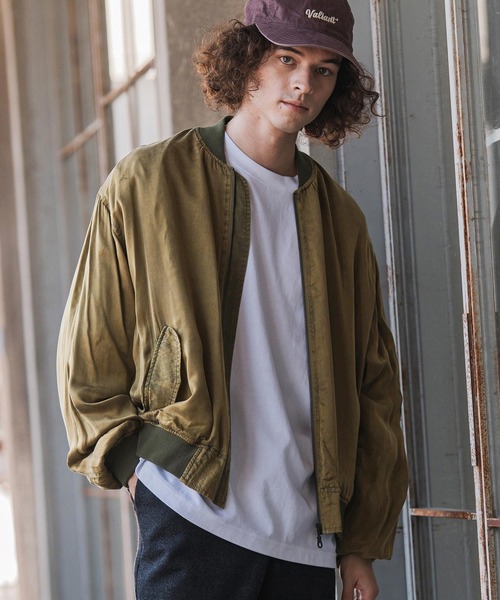 mj11106- フェード加工MA-1ジャケット(25155CM)（MA-1）｜CAMBIO