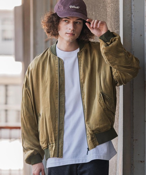 mj11106- フェード加工MA-1ジャケット(25155CM)（MA-1）｜CAMBIO