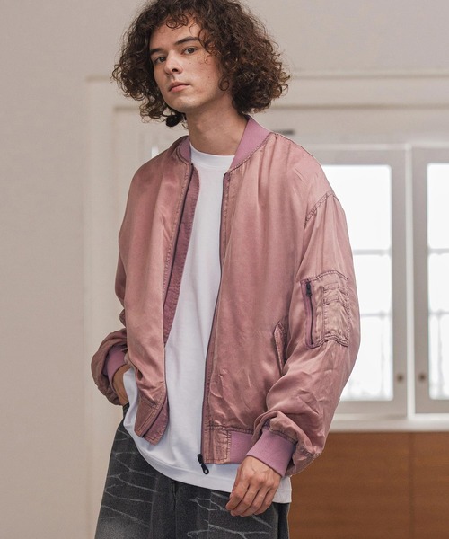 mj11106- フェード加工MA-1ジャケット(25155CM)（MA-1）｜CAMBIO