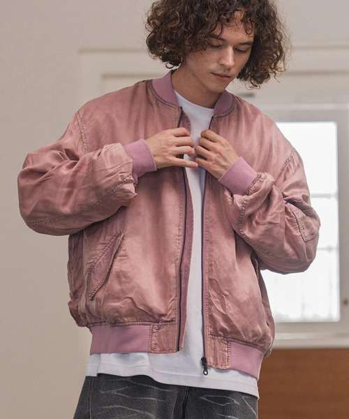 mj11106- フェード加工MA-1ジャケット(25155CM)（MA-1）｜CAMBIO