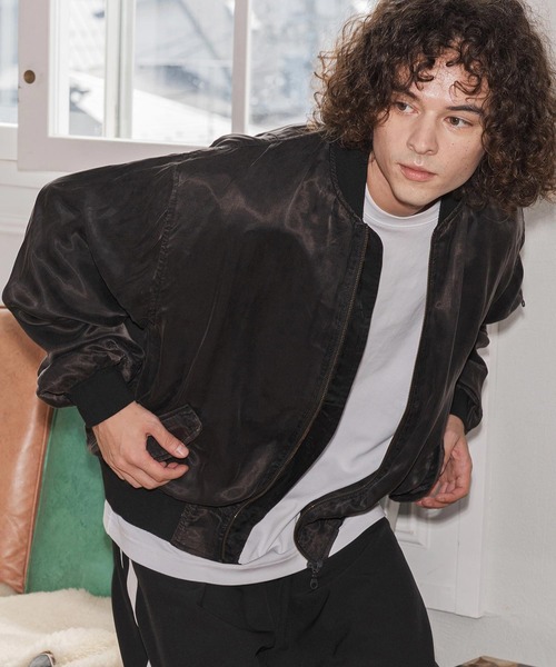 mj11106- フェード加工MA-1ジャケット(25155CM)（MA-1）｜CAMBIO