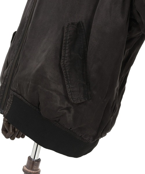 CAMBIO(カンビオ)の「mj11106- フェード加工MA-1ジャケット(25155CM)(MA-1・メンズ・ブラック/カーキ/ピンク・S/M/L)」の16枚目の写真
