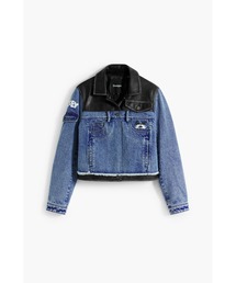 美品 デシグアル ライダースコート BROWARD （グリーン） Desigual｜デシグアルのジャケット/アウター通販 - ZOZOTOWN