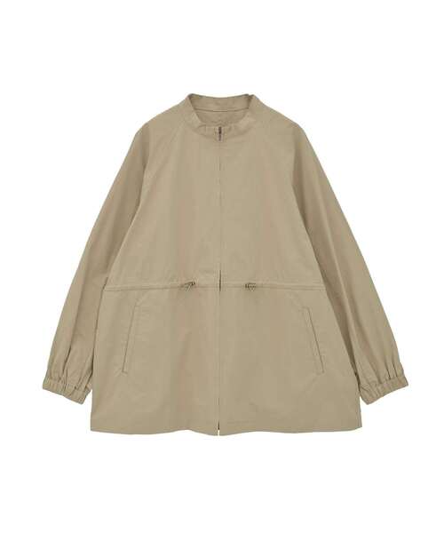 MELROSE claire（メルローズ クレール）の「【コットンピーチギャバスタンドZIPブルゾン】（ブルゾン・レディース・カーキ/ブラック/ベージュ・FREE）」の10枚目の写真