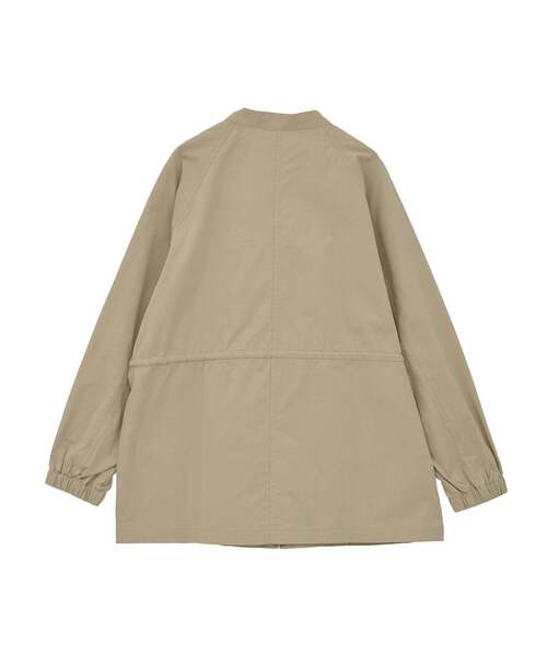 MELROSE claire（メルローズ クレール）の「【コットンピーチギャバスタンドZIPブルゾン】（ブルゾン・レディース・カーキ/ブラック/ベージュ・FREE）」の11枚目の写真