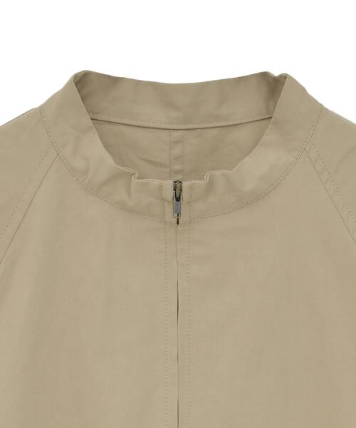 MELROSE claire（メルローズ クレール）の「【コットンピーチギャバスタンドZIPブルゾン】（ブルゾン・レディース・カーキ/ブラック/ベージュ・FREE）」の12枚目の写真