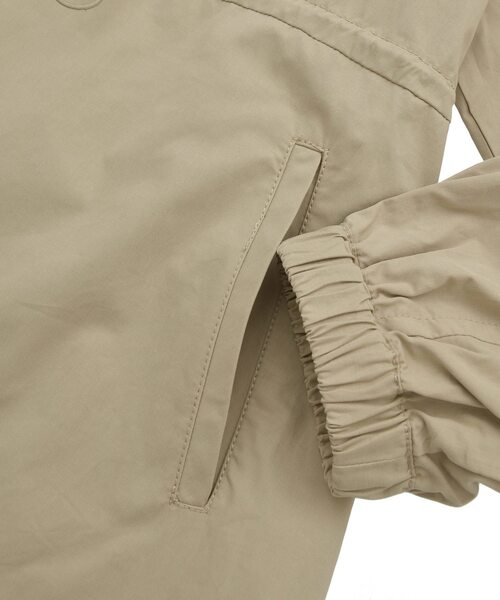 MELROSE claire（メルローズ クレール）の「【コットンピーチギャバスタンドZIPブルゾン】（ブルゾン・レディース・カーキ/ブラック/ベージュ・FREE）」の14枚目の写真