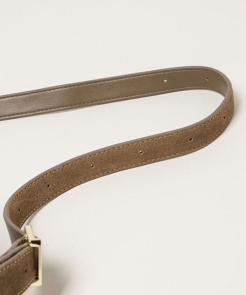 A part by（アパートバイ）の「リアルスウェードバッグ（ショルダーバッグ・レディース・ライトベージュ/ブラウン・FREE）」の15枚目の写真