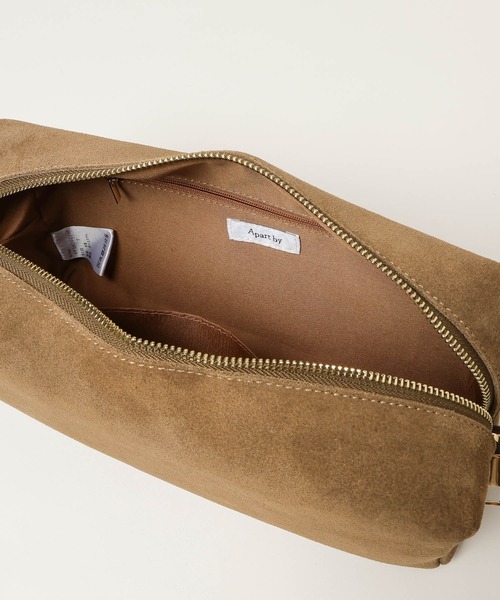 A part by（アパートバイ）の「リアルスウェードバッグ（ショルダーバッグ・レディース・ライトベージュ/ブラウン・FREE）」の20枚目の写真