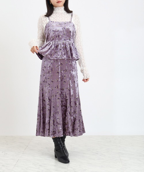 【新品未使用】Astoria odier 線描き刺繍ボレロ×キャミワンピース 線描き刺繍ボレロ×キャミワンピース