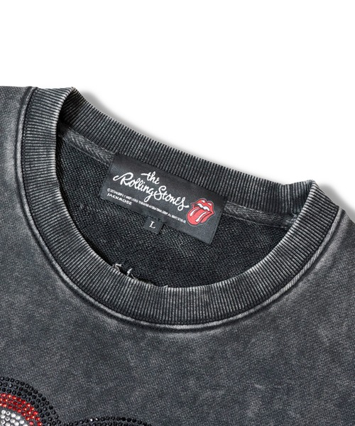 JACKROSE（ジャックローズ）の「B-TRS-Lips&Tongue ラインストーン-クルースウェット（スウェット・メンズ・ブラック/グレー/ブラウン・S/M/L）」の13枚目の写真