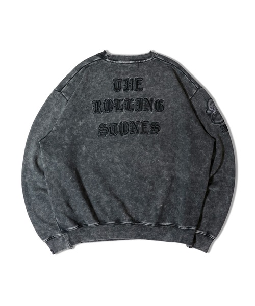 JACKROSE（ジャックローズ）の「B-TRS-Lips&Tongue ラインストーン-クルースウェット（スウェット・メンズ・ブラック/グレー/ブラウン・S/M/L）」の8枚目の写真