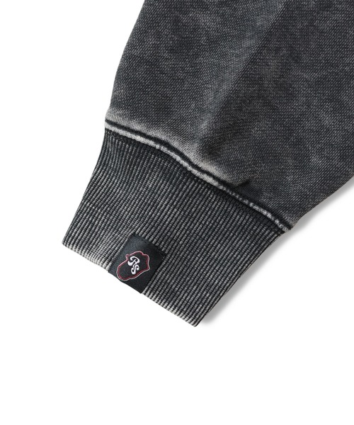 JACKROSE（ジャックローズ）の「B-TRS-Lips&Tongue ラインストーン-クルースウェット（スウェット・メンズ・ブラック/グレー/ブラウン・S/M/L）」の17枚目の写真