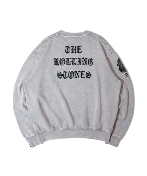 JACKROSE（ジャックローズ）の「B-TRS-Lips&Tongue ラインストーン-クルースウェット（スウェット・メンズ・ブラック/グレー/ブラウン・S/M/L）」の10枚目の写真