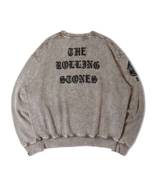 JACKROSE（ジャックローズ）の「B-TRS-Lips&Tongue ラインストーン-クルースウェット（スウェット・メンズ・ブラック/グレー/ブラウン・S/M/L）」の12枚目の写真