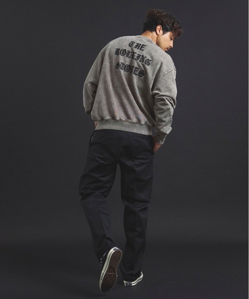 JACKROSE（ジャックローズ）の「B-TRS-Lips&Tongue ラインストーン-クルースウェット（スウェット・メンズ・ブラック/グレー/ブラウン・S/M/L）」の5枚目の写真