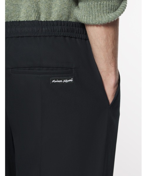 Maison Kitsune（メゾンキツネ）の「ELASTICATED WAIST PANTS（その他パンツ・メンズ・ブラック・XS/S/M/L）」の4枚目の写真