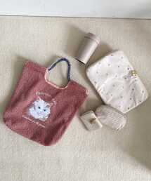アニマル刺繍ボアトートバッグ