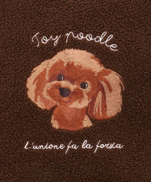 MAJESTIC LEGON(マジェスティックレゴン)の「アニマル刺繍ボアトートバッグ(トートバッグ・レディース・アイボリー/ピンク/ブラウン・FREE)」の18枚目の写真