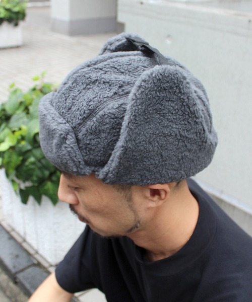COLEMAN(コールマン)の「【Coleman】コールマン シープボアアビエイター フライトキャップ(キャップ・メンズ・アイボリー/ブラック/チャコールグレー/ライトグレー/キャメル・FREE)」の1枚目の写真