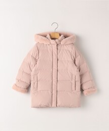 SHIPS（シップス）の「SHIPS KIDS:90cm /〈撥水/手洗い可能〉ミディアム丈 リサイクル ダウン フーディー（ダウンジャケット/コート）」