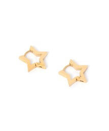 ステンレスワンタッチスターピアス / 599611