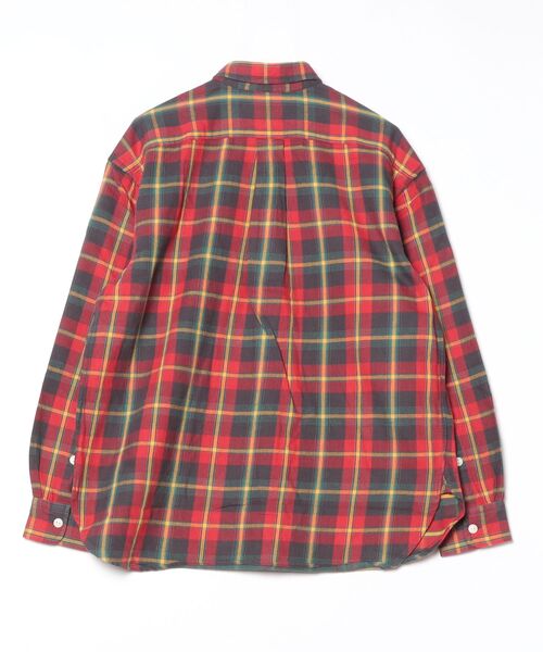 POLO RALPH LAUREN(ポロ ラルフ ローレン)の「リラックス フィット チェック コットン ツイル シャツ(シャツ/ブラウス・レディース・レッド・XXS/XS/S/M/L/XL)」の7枚目の写真